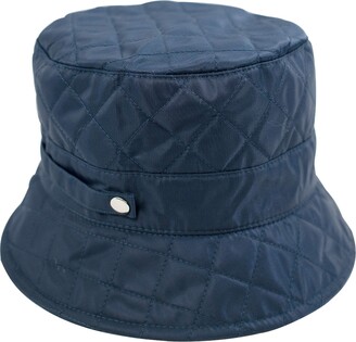 San Diego Hat Co. Women's Packable Quilted Water Repellent Rain Hat
