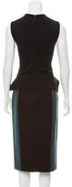 Thumbnail for your product : Stella McCartney Peplum-Accented Sheath Dress
