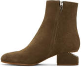 Thumbnail for your product : Alexander Wang Tan Suede Kelly Boots
