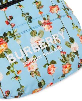 Burberry Children Convertible Rose-Print Backpack/Belt Bag