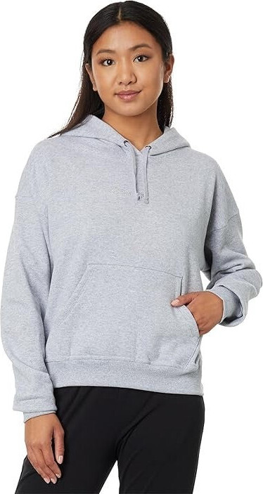 Champion Powerblend Hoodie Women's Heather Gray Crew Neck Pullover GBO101