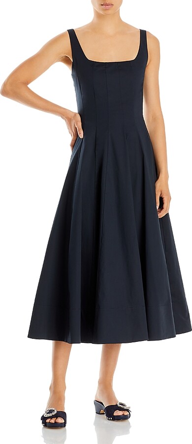 STAUD Wells Dress in Black