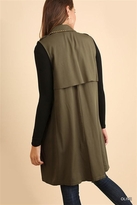 Thumbnail for your product : Umgee USA Olive Studded Vest