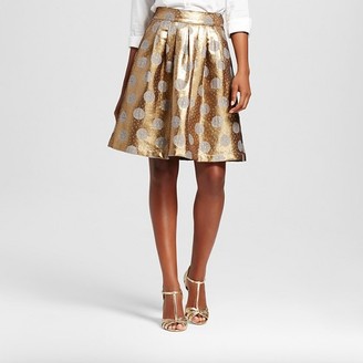 ISANI for Target Women's Foil Dot Jacquard Skirt
