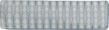 J Queen New York Queensbury - Steel Blue Bolster Decorative Throw Pillow