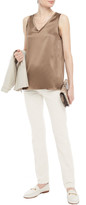 Thumbnail for your product : Brunello Cucinelli Bead-embellished Mid-rise Slim-leg Jeans