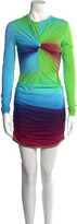 Tie-Dye Print Mini Dress w/ Tags 