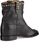 Thumbnail for your product : Isabel Marant Cluster Hidden-Wedge Western Boot, Black