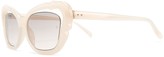 Thumbnail for your product : Linda Farrow Oversized Tinted Sunglasses