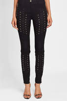 Thumbnail for your product : Versace Stud-Embellished Skinny Jeans