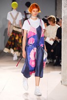 Thumbnail for your product : Junya Watanabe Floral linen-blend midi dress