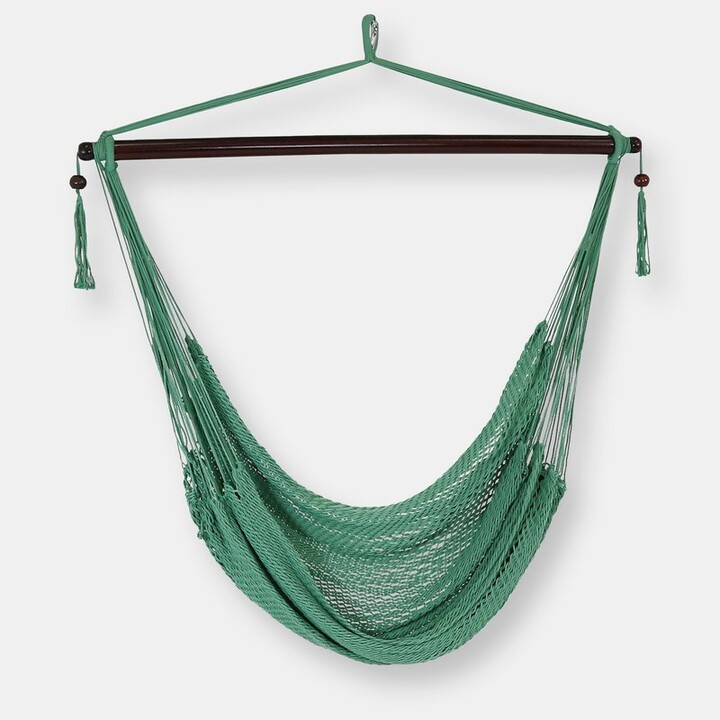 Sunnydaze Decor Sunnydaze Hanging Caribbean XL Hammock Chair ShopStyle