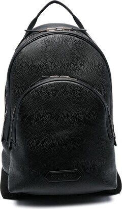 TOM FORD logo-patch backpack, Black