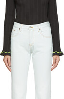 Thumbnail for your product : MM6 MAISON MARGIELA Blue Girlfriend Mid-Rise Jeans