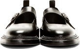 Thumbnail for your product : Yang Li Black Leather Mary Jane Flats