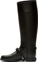 Thumbnail for your product : Givenchy Black Chain Eva Rain Boots