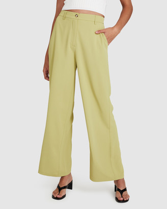 Alice In The Eve Women's Pants - Winnie Wide Leg Pants - Size One Size, XS at The Iconic