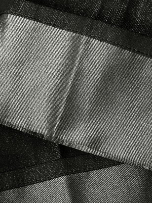 Michael Kors Monogram Cuffed Shimmer Straight-Leg Crop Jeans