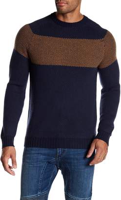 Antony Morato Contrast Wool Blend Knit Sweater