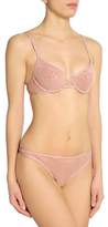 Thumbnail for your product : Calvin Klein Flocked Stretch-Jersey Bra