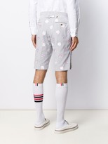 Thumbnail for your product : Thom Browne Tennis embroidery slim shorts