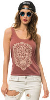 Thumbnail for your product : Obey The Day Of The Dead Floral Tank