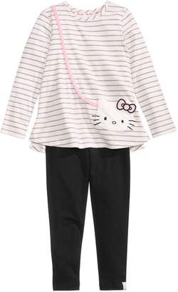 Hello Kitty 2-Pc. Purse Tunic & Leggings Set, Little Girls