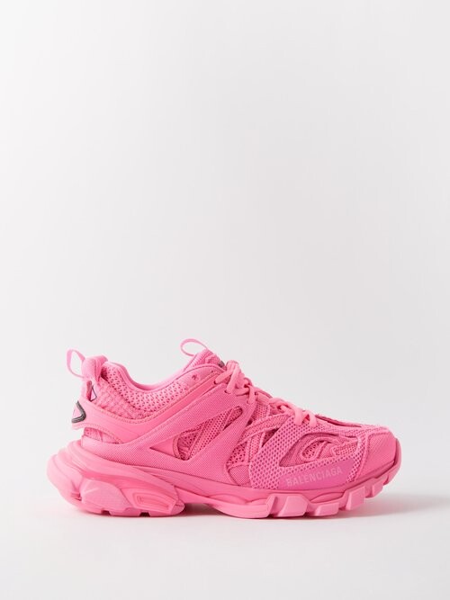 Balenciaga Track Panelled Trainers - Pink - ShopStyle Low Top Sneakers