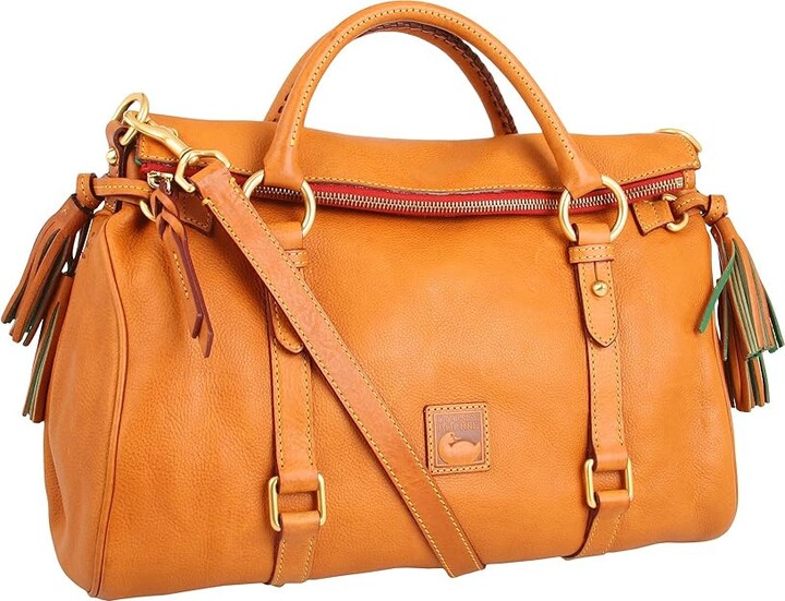 Dooney & Bourke Florentine Vachetta Satchel (Natural) Handbags - ShopStyle