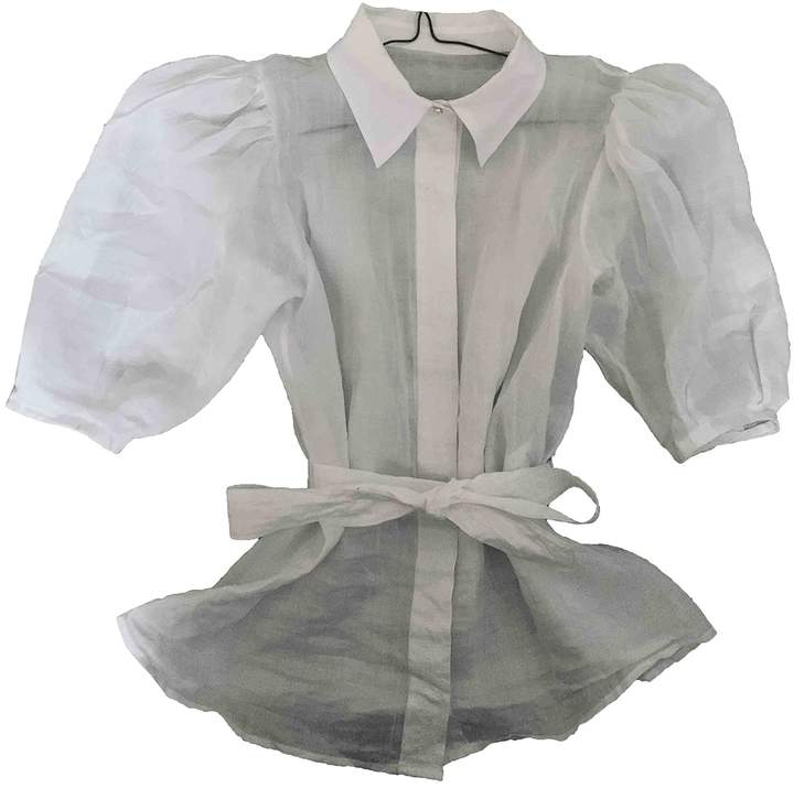 white linen summer tops