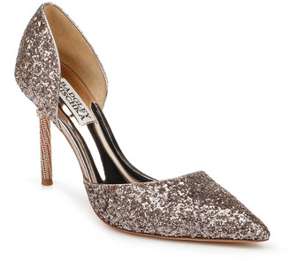 rose gold heels sparkly