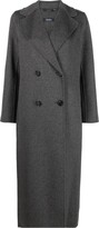 Belted Double-Breasted Wool Coat 
