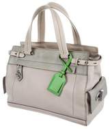 Thumbnail for your product : Reed Krakoff Snakeskin-Accented Editor Satchel