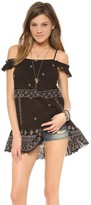 Thumbnail for your product : Free People Embroidered Flounce Top