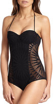 Thumbnail for your product : Mara Hoffman One-Piece Jacquard Swimsuit
