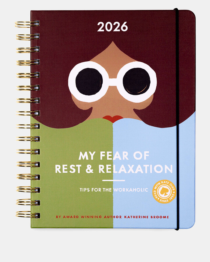 Kate Spade Book Club Rest & Relaxation 2026 12-Month Large Planner