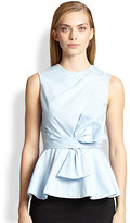 Thumbnail for your product : Prabal Gurung Bow Drape-Front Blouse