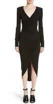 Thumbnail for your product : Michael Kors Long Sleeve Jersey Body-Con Midi Dress