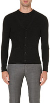 Thumbnail for your product : Ralph Lauren Black Label V-neck ribbed wool cardigan