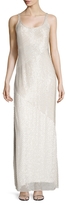 Thumbnail for your product : Aidan Mattox Sleeveless Scoopneck Beaded Gown
