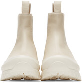Thumbnail for your product : Jil Sander Off-White Lugged Sole Boots
