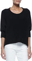 Thumbnail for your product : Michael Kors Collection Dolman-Sleeve Crewneck Sweater, Black