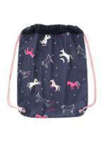 Thumbnail for your product : Joules Girls Horse Print Rubber Drawstring Bag