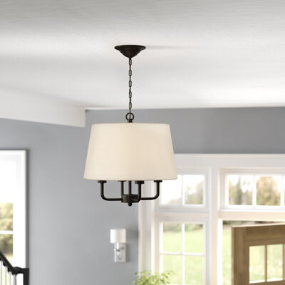 Three Posts Astrid 4 - Light Single Drum Pendant