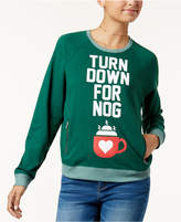 Thumbnail for your product : Mighty Fine DOE Juniors' Turn Down For Nog Raglan Sweatshirt