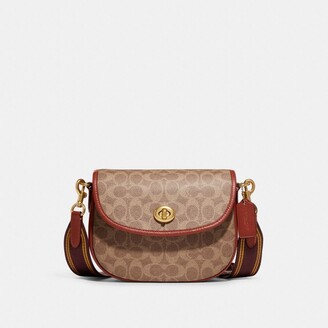Coach Willow Saddle Bag In Signature Canvas - ShopStyle