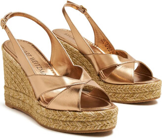 Stuart Weitzman Mirela II 80mm wedge espadrilles - ShopStyle