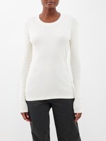 Ribbed Cotton-jersey Long-sleeved T-s 