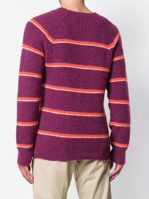Ami Striped crew neck Sweater