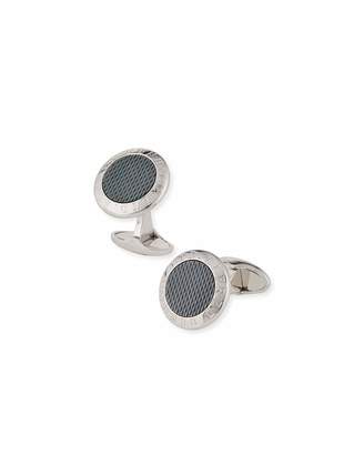Dunhill AD Coin Cuff Links with Mother-of-Pearl Insets